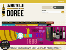 Tablet Screenshot of labouteilledoree.com